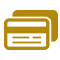 multiple credit card icon